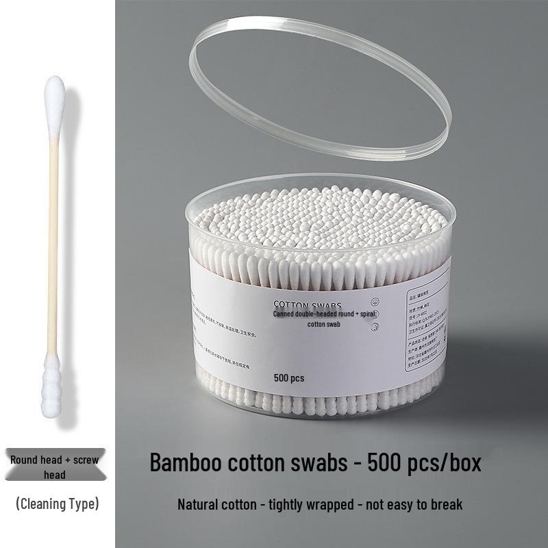 Disposable Cotton Swabs for Ear, Makeup, and Household Cleaning