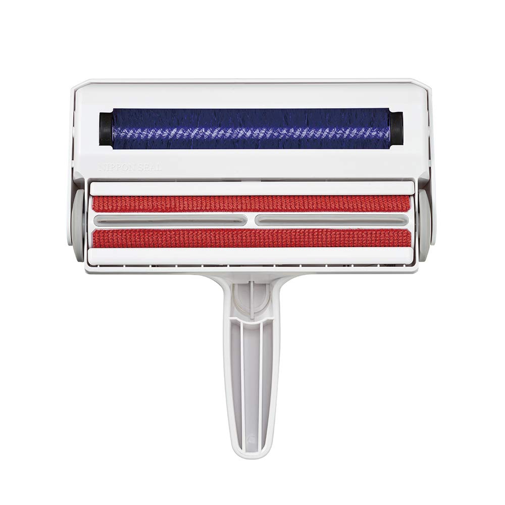 Nihon Seal Paku Paku Roller W Rabbit Etiquette Brush Hair Removal Cleaning Roller Dust Removal Pet Cat Litter Cat Litter Snacks Food Food Solids Dog