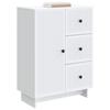 White Sideboard with Drawers 66 x 34.5 x 90 cm Engineered Wood