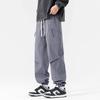 New Pants Trendy Brand Tied Feet Casual Trousers Men's American High Street Large Size Loose Pants