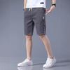 Men's denim shorts summer new casual pants men's loose straight five-point outer wear ice silk thin men's pants tide