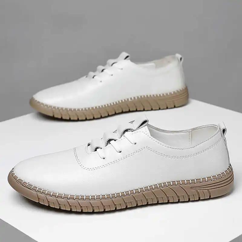 Fashion Thick Heel Autumn-spring Wide Shoes Vulcanize Branded Sneakers For Man Luxury Men's Loafers Sport Shoess Vzuttya Loafersy