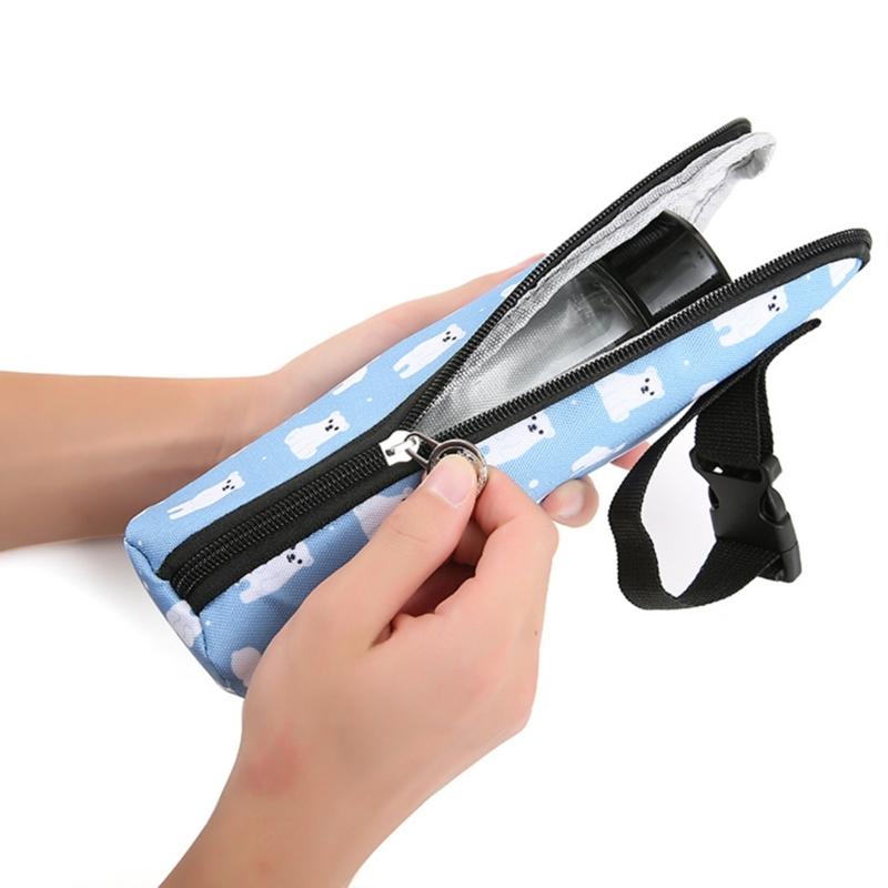 Baby Kinderwagen Flaschentasche Elektrofahrzeug Wasserbecherbeutel Outdoor Praktische Babyflaschen-Isoliertasche Organizer