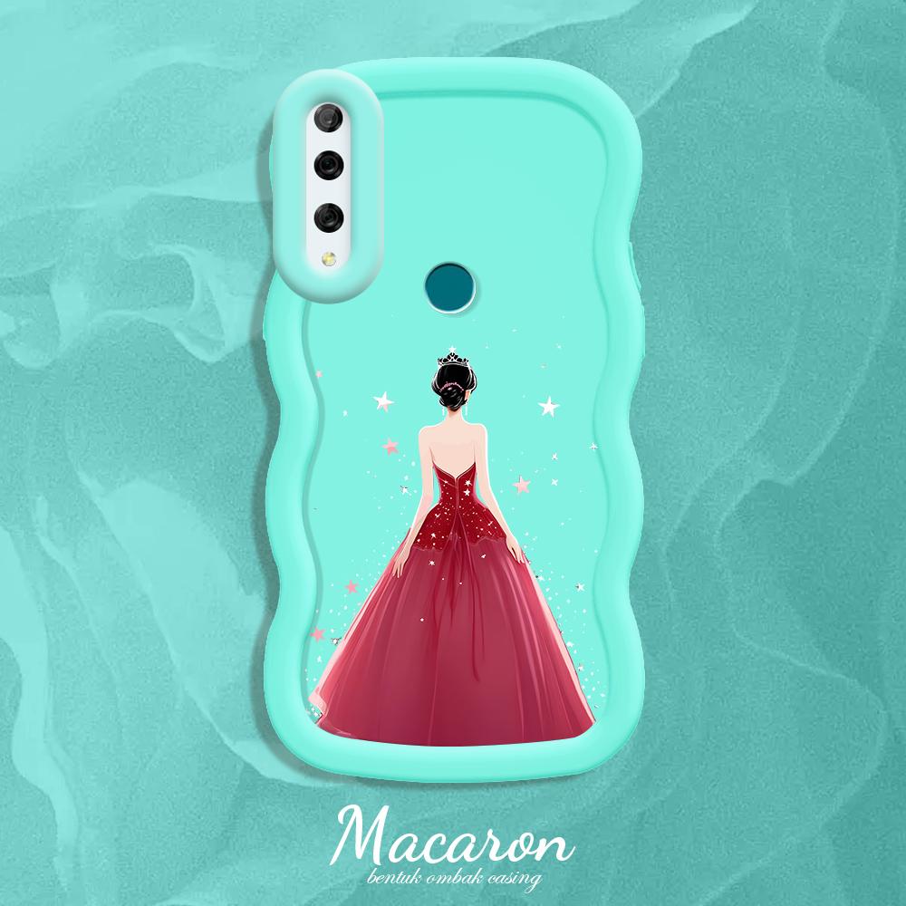 

Окрашенный узор Big Wave Edge Мягкий силиконовый материал Macaron чехол для телефона противоударный защитный резиновый чехол для iPhone Huawei Honor Infinix Tecno Tecno Pova 6 Neo синий