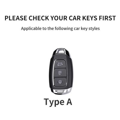 Car Key Case Cover For Hyundai i10 i30 i40 ix20 ix25 ix30 ix35 ix45 KONA Encino Tucson Solaris Grand Santa Fe Sonata NEXO Tucson