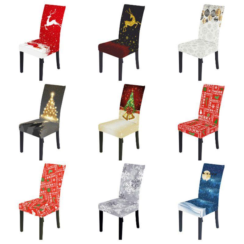 Festive Christmas Chair Cover With Great Elasticity Perfect For Any Furniture