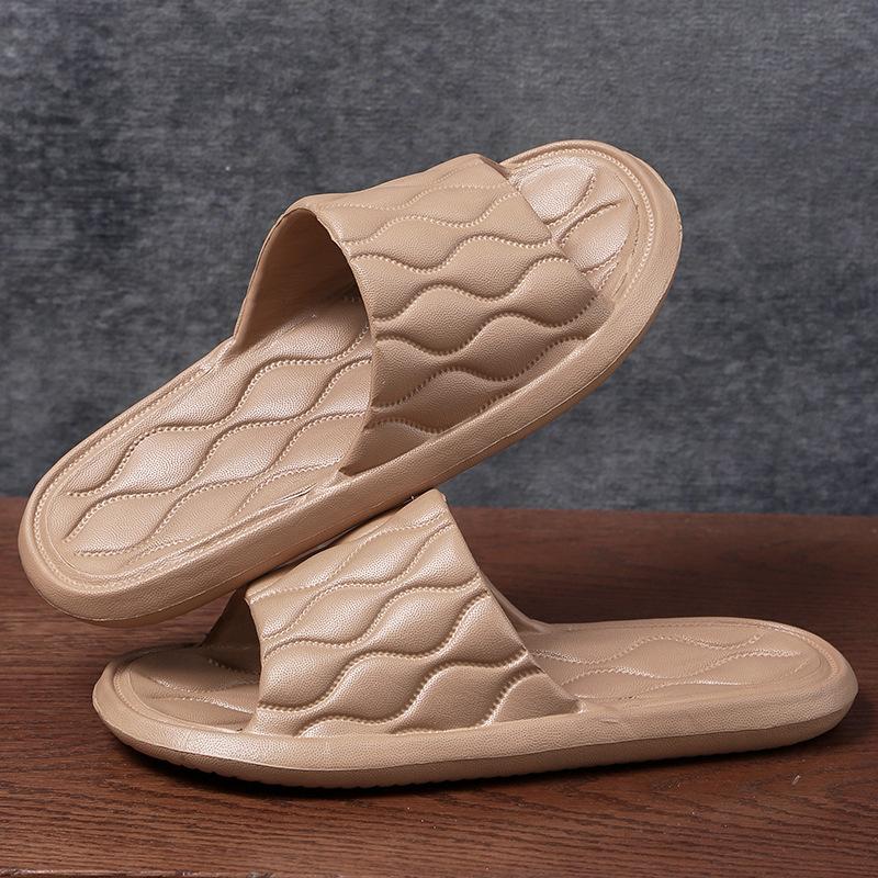 Dámské protiskluzové masážní domácí pantofle jednoduché koupelnové hotelové chladivé pantofle pro páry