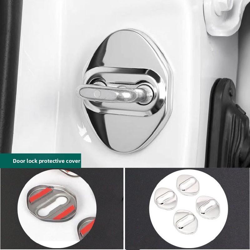For Toyota Camry 70 XV70 2018~2026 Hybrid Car Door Handle Scratch-proof Protect Cover Door Lock Shock-absorbing Cushion Trim Pad