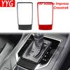 Carbon Fiber Gear Shift Frame Cover Trim Sticker Modification For Subaru Impreza 17—22 Crosstrek 18—22 Interior  Car Accessories