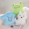 Cartoon Cute Elephant Puppy Dog Throw Pillow Plush Toy Doll Frog Doll Home Pillow Girl Doll