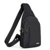 Large Capacity Men Crossbody Bag Waterproof Chest Pack Running Phone Bag  Outdoor Sports