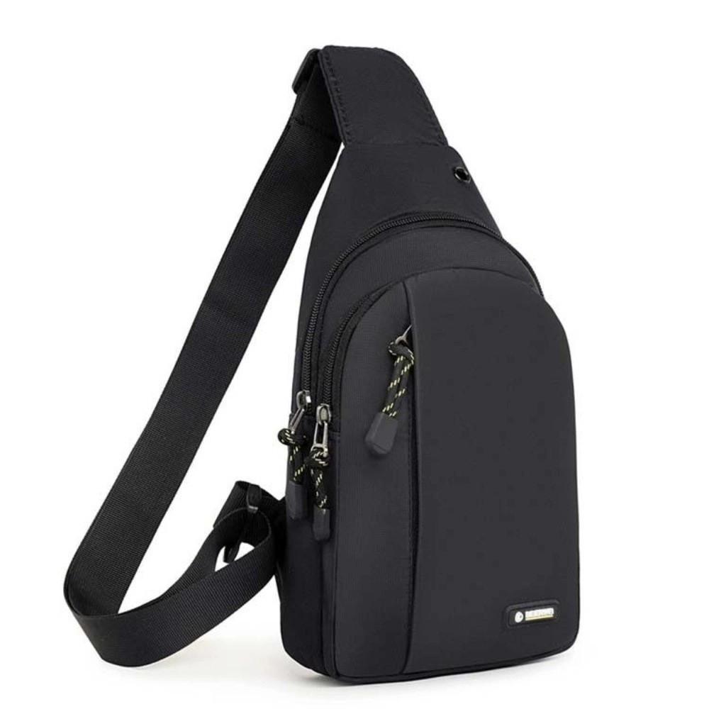 Large Capacity Men Crossbody Bag Waterproof Chest Pack Running Phone Bag  Outdoor Sports