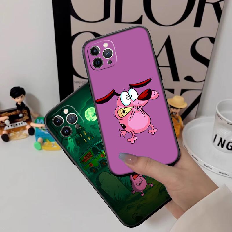 RP11 C-Courage C-Cowardly D-Dog Phone Case for OPPO A40 A60 A80 A15 A16 A16K A12 A17 A17K A54 A54S A53 A53S A55 A56 A57 A98 F23