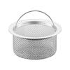 Stainless Steel Universal Sink Strainer: Aquarium Filter, Vegetable Washer, and Drain Basket.
