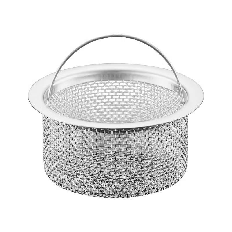 Stainless Steel Universal Sink Strainer: Aquarium Filter, Vegetable Washer, and Drain Basket.