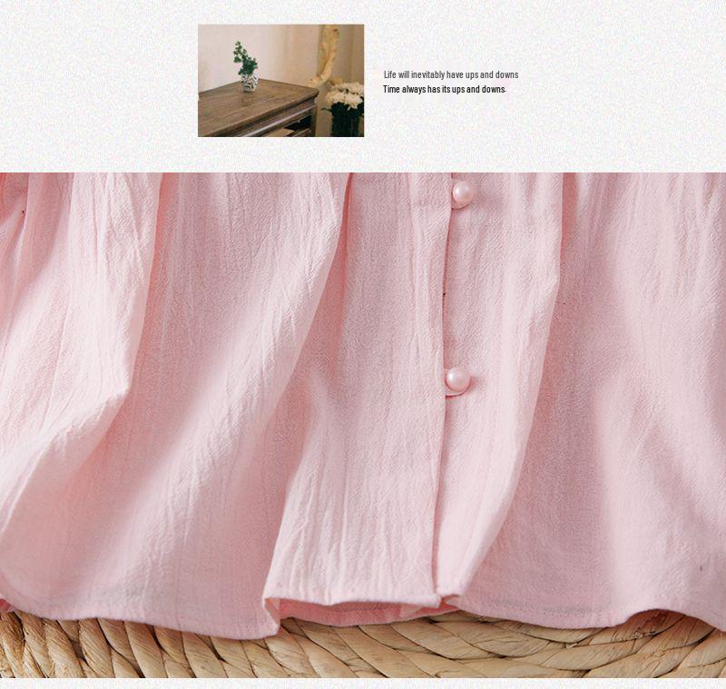 2026 Retro Embroidered Cotton Linen Shirt - Loose Fit with Frog Buttons