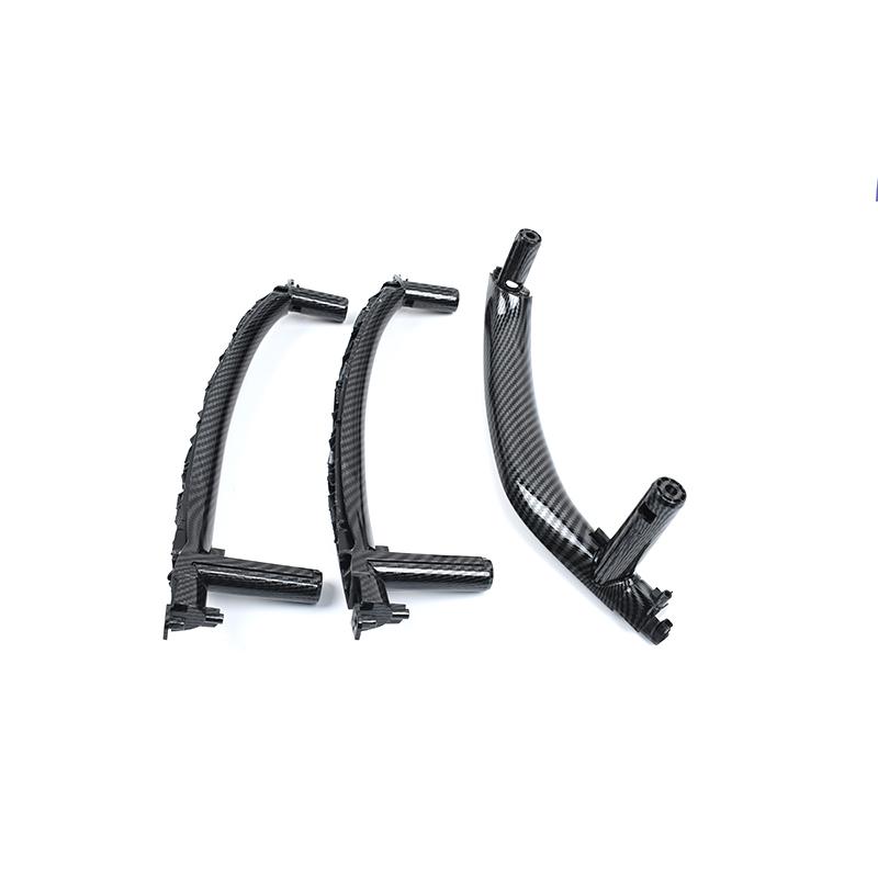 Maniglia Interna Tirante Porta LHD RHD Rivestimento Interno Sostituzione Fibra di Carbonio Per BMW F15 F16 X5 X6 2014-