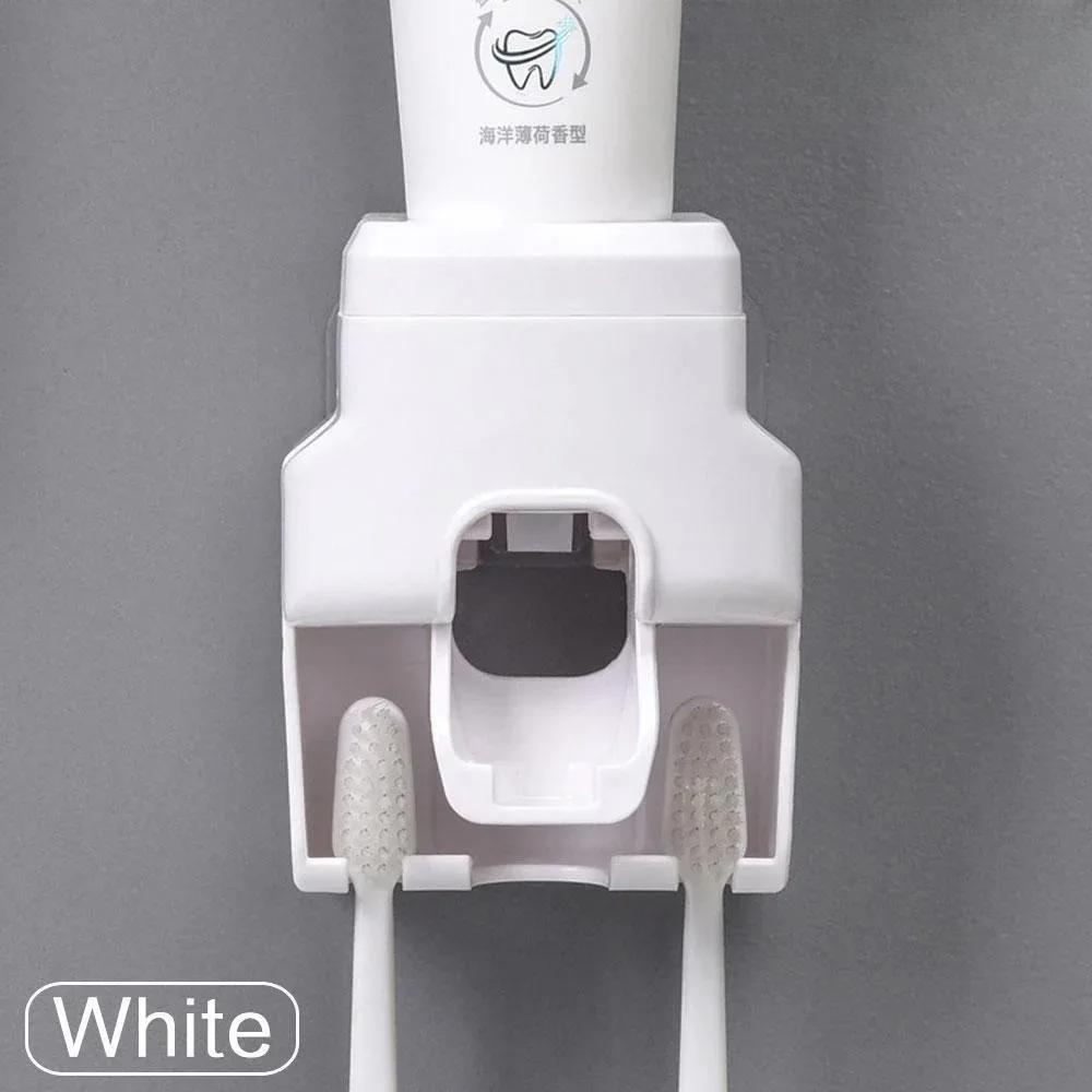 

Ленивый настенный автоматический дозатор зубной пасты, аксессуары для ванной комнаты, водонепроницаемый выдавливатель зубной пасты, держатель для зубных щеток