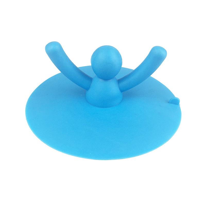 

Силиконовая водонепроницаемая заглушка для раковины, многофункциональная кухонная туалетная комната, ванная комната, душ, ванна, дренажный заглушка, инструмент, симпатичная раковина для воды синий