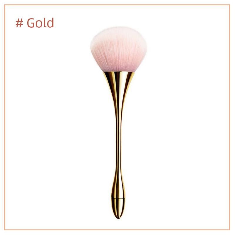 

Powder Brush Large Large Fluffy Soft Hair Makeup Brush Single Pack Makeup Tools Novice Blooming Beautiful Finishing Brush Gold powder brush 1 Pack