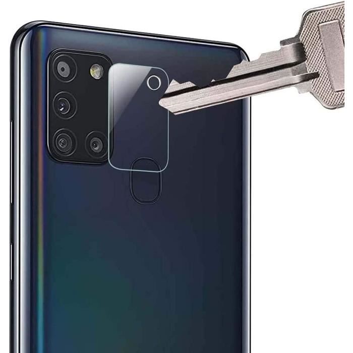 Film de protection caméra - BOOLING - Compatible Samsung Galaxy A21s - Verre trempé - Transparent - Lot de 2