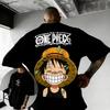 Summer New One Piece Anime Luffy Printed T Shirt Men's and Women's T Shirt Men's Top Sports T Shirt Men's T Shirt Harajuku Tee