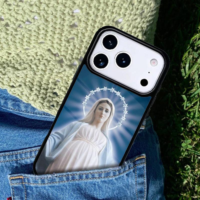 Heilige Mutter Jungfrau Maria Christliche Handyhülle Kompatibel mit für IPhone 17air 16e 15 14 13 12 11Pro Max 17 Air