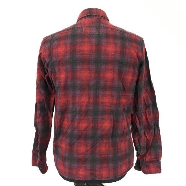 Made In Japan / Corefighter / Long Sleeve Flannel Work Shirt [Men's S / Red Check] 90s? Vintage / Tops / Shirts