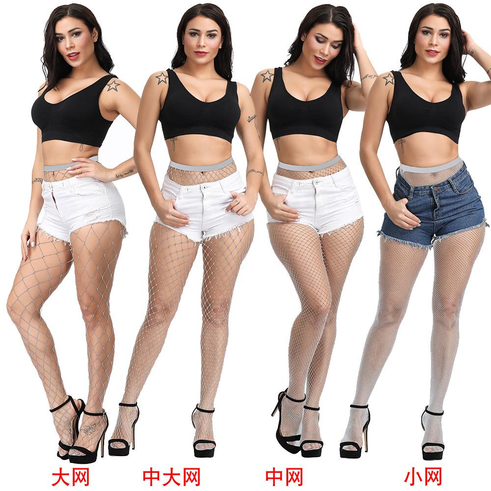 Toe encrypted mesh pantyhose, trendy socks, ripped jeans, small net, medium net, super elastic big net, fishing net stockings, pantyhose