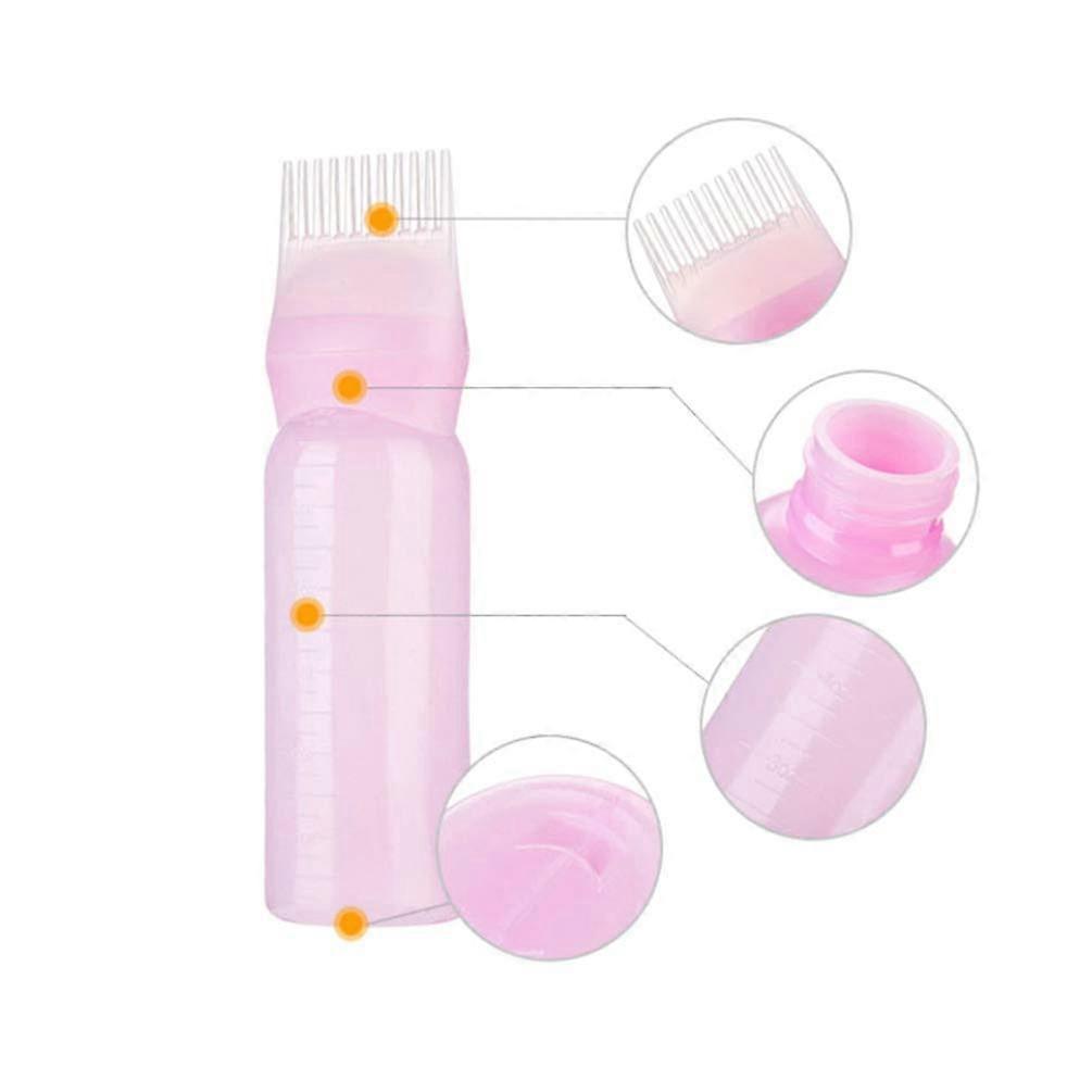 Hair Dye Applicator Bottle with Comb for Precise LowMess Coloring and Salon Root Touch Up