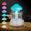 7-Color Rain Cloud Humidifier with Aromatherapy Function Essential Oil Compatible Rechargeable Auto Shut-Off Remote Control