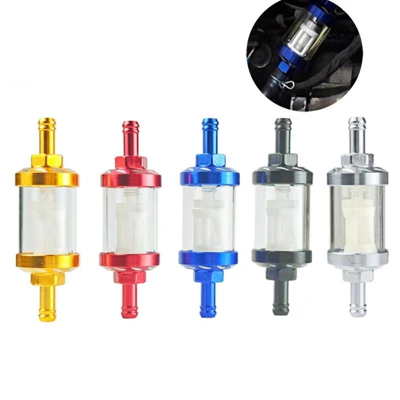 1Pc Large Universal Gasoline/ Fuel Filter For Inline Fuel Lines For Rvs Garden Machinery Scooters Motorcycles Cars Fuel Filters5