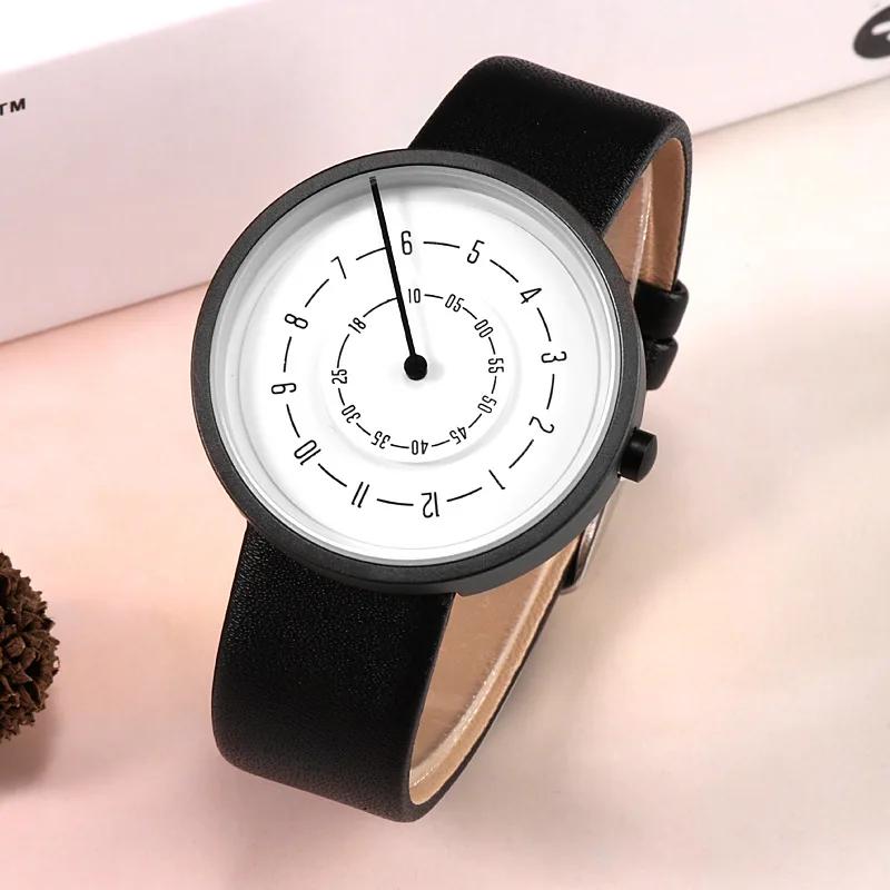 Creative Watches Fashion Simple Men Watches Paidu Leather Band Quartz Wristwatches Clock Relogio Masculino Reloj Hombre