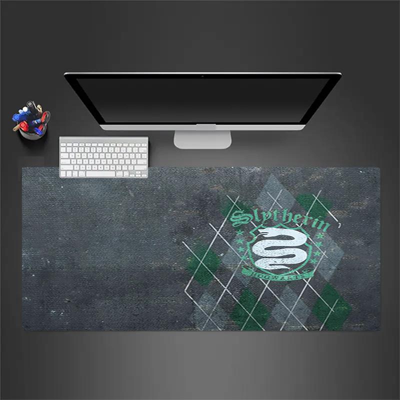 1pc Slytherin Hogwarts Snake Crest Computer Pad with Vibrant Print, Mouse Pads for Desk 032