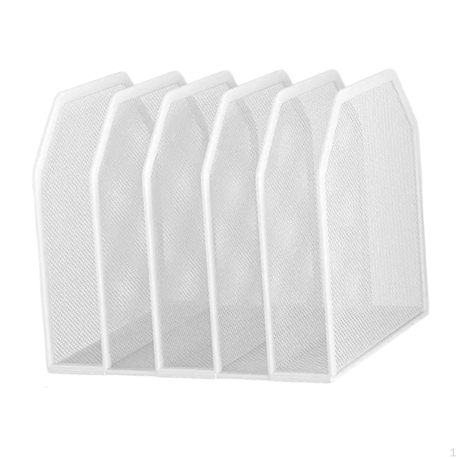 

Настольный органайзер для файлов, папка, металлический держатель, сортировщик бумаг, подставка для управления белый