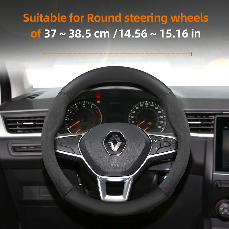 Für Renault Lenkradbezüge: Mégane 3, 2, 4, Clio 4, 5, Trafic, Scenic 2, Austral, Kangoo, Arkana, Kadjar. Zubehör.