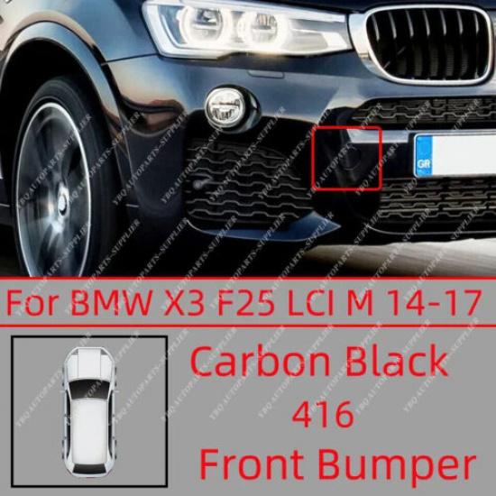 Front Bumper Tow Hook Cover for BMW X4 M-Sport 28iX 30iX 35iX XDrive 2014-2018