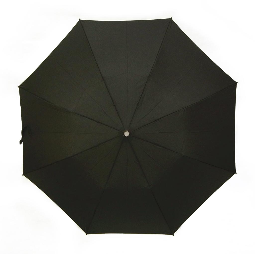 Fox Umbrellas TEL12 8 Rib Telescopic Folding Umbrella (FX-113) - Parasol Black/Hand-stitched [Used]