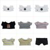 Zubehör Baumwoll-Stoffpuppen Mini-Kleidung 10cm/15cm/20cm Puppenkleidung Puppen-Hoodies Puppen-T-Shirt