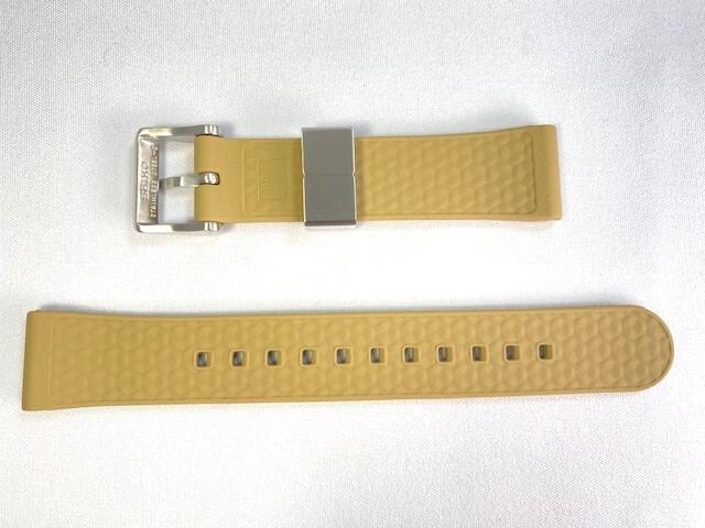 R03L013J0 SEIKO Prospex 20mm Genuine Silicone Band Beige for via SBDY089/4R35-04R0 (Ships Nekoposu)