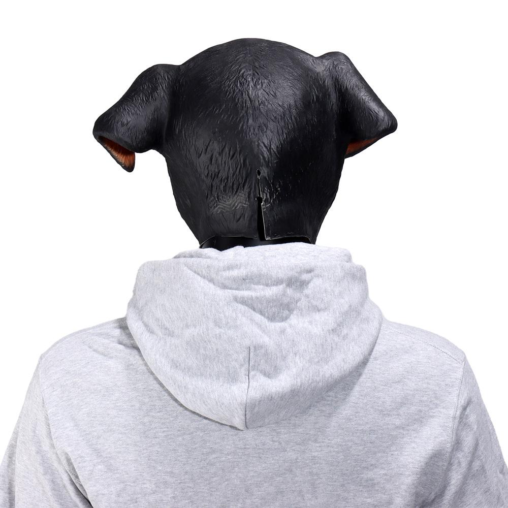 Cute Dog Mask Cosplay Funny Big Ear Dogs Animal Latex Helmet Halloween Carnival Dress Up Bar Masquerade Party Costume Props