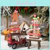 Festive And Stylish Wooden Gingerbread Man Christmas Ornaments For Holiday Spirit