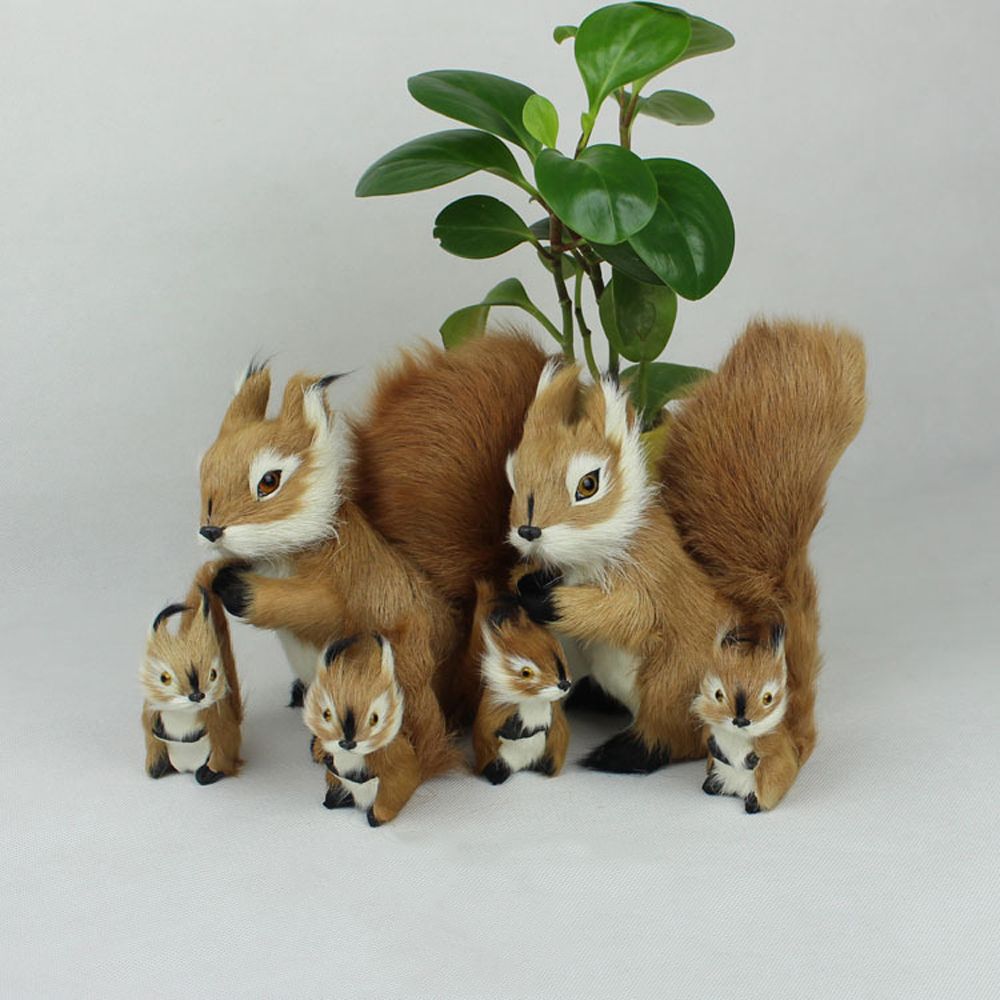 Home Decoration Animal Plush Toys Squirrel Stuffed Toys Simulation Squirrel Squirrel Plush Doll