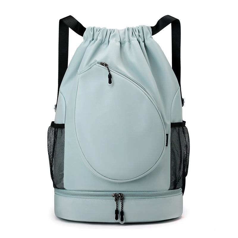 Sport-Kordelzug-Badminton-Rucksack mit großer Kapazität und wasserabweisend