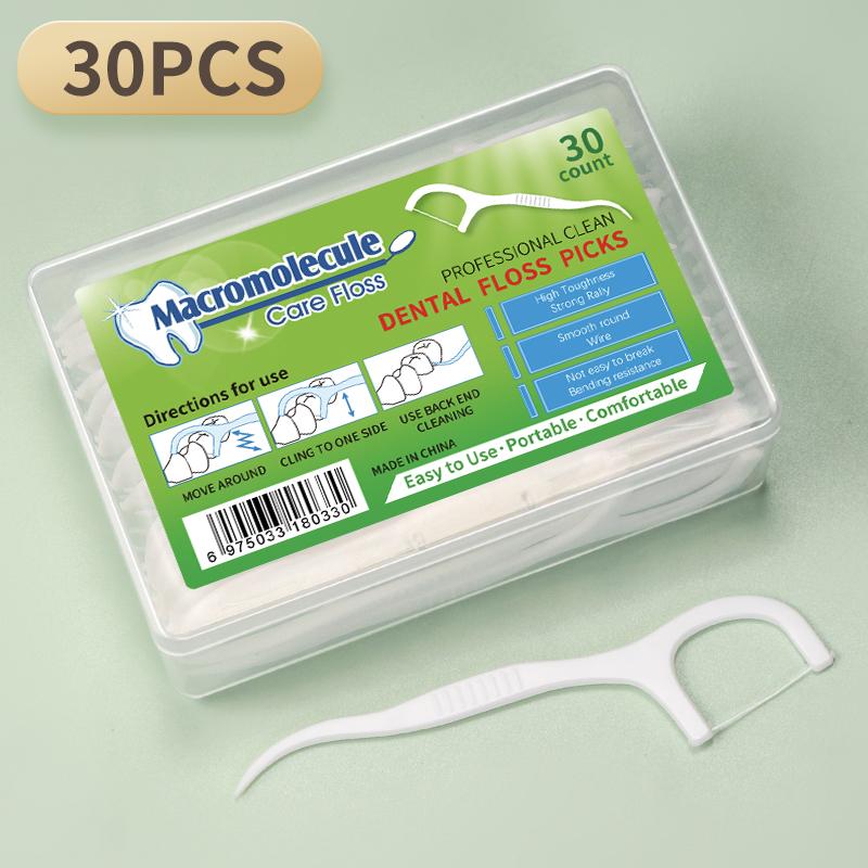 

660/330/300/30PCS - Smooth Floss Stick, Deep Cleaning, No Food Residue Left Between Teeth, Comes with Small Box Set