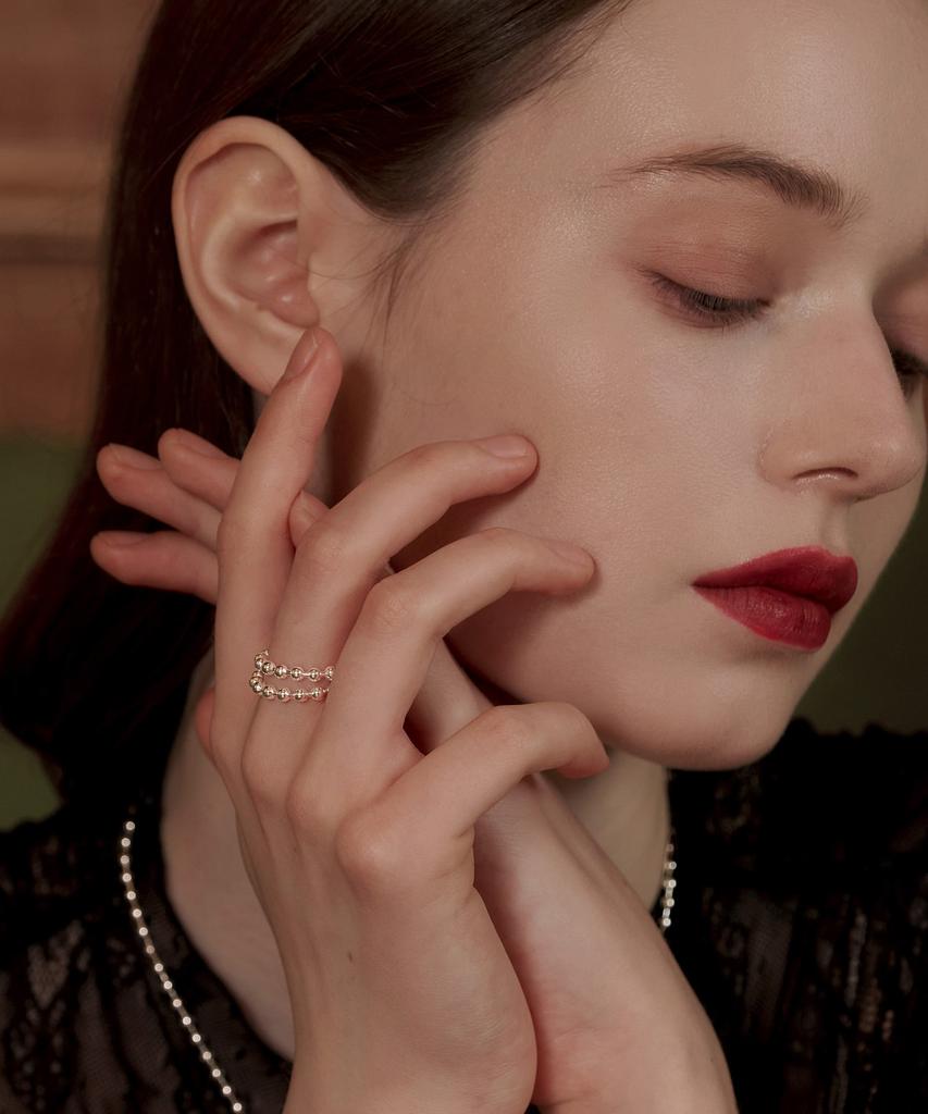 Tou Ss013 Ball Chain Ring
