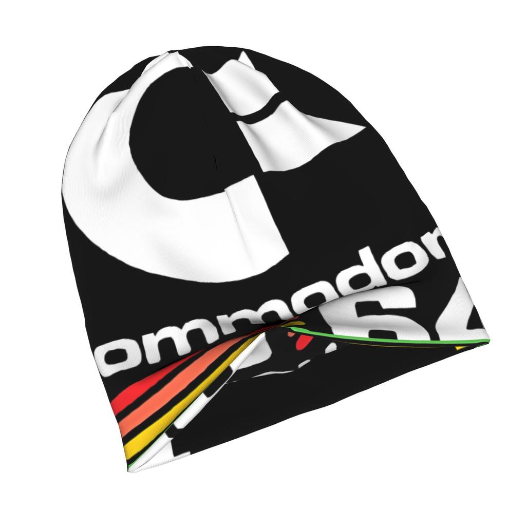 ZLIENSZUS Men' C64 Retro Computer Beanie Hat - Modern Adult Suitable for Streetwear, Tech-Themed Outfits & Casual Wear, Nostalgic C64 Style for Everyd