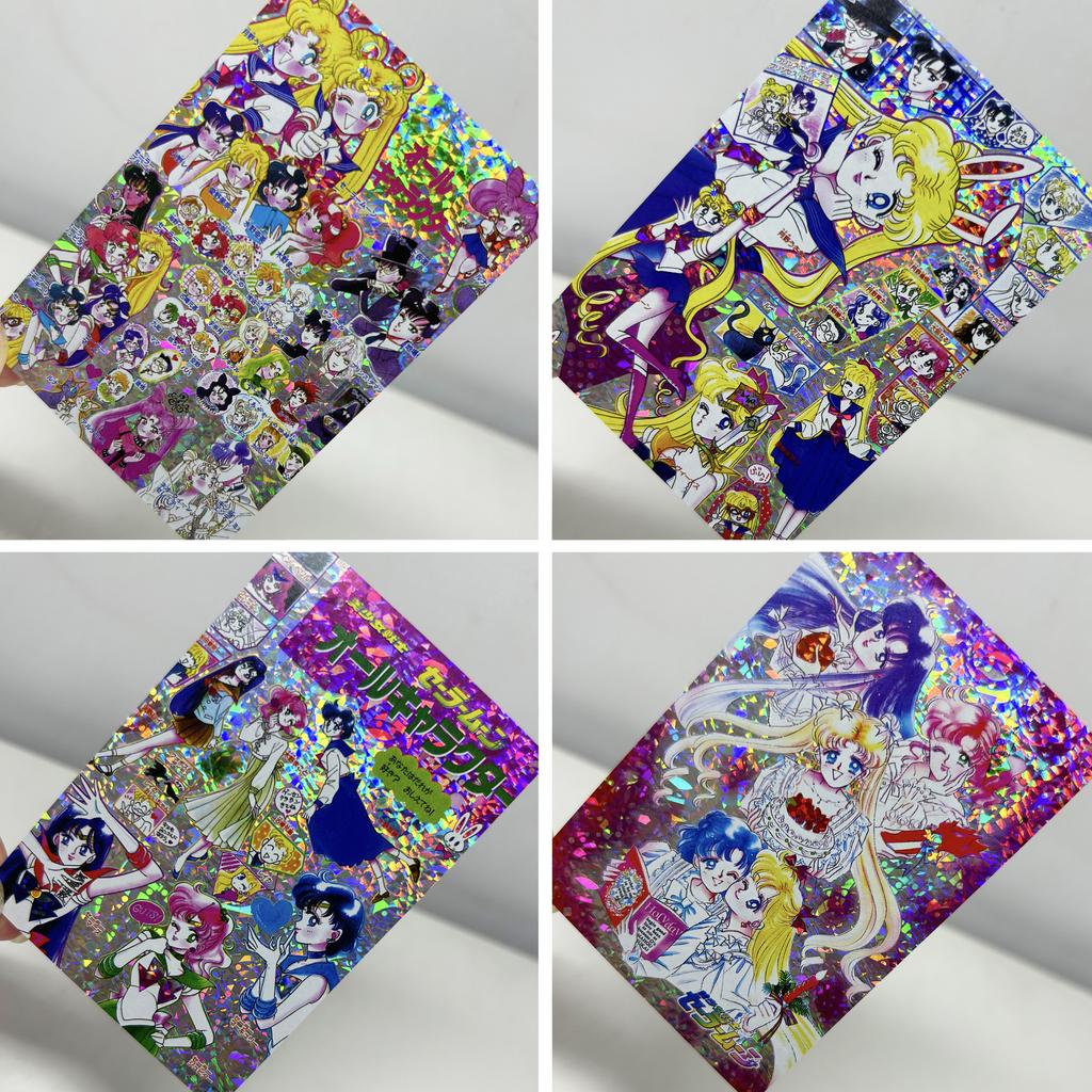 Diy 18pcs/set Sailor Moon Tsukino Usagi Self Control Collect Signature Trading Flash Card Anime Christmas Gift
