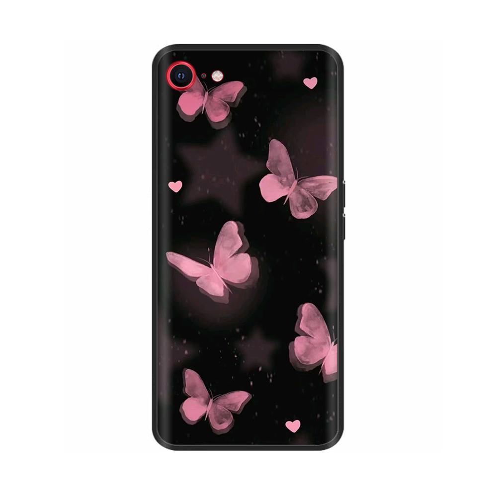 For iPhone SE 2020 Phone Case Funny Camera Protection Soft Liquid Silicone Back Cover for iPhone SE 2016 5 5S Cover for iPhoneSE