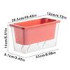 Self-Watering Flower Pots Garden Floral Cultivation Box Small Rectangular For Apartment Balcony Water Plant Pot